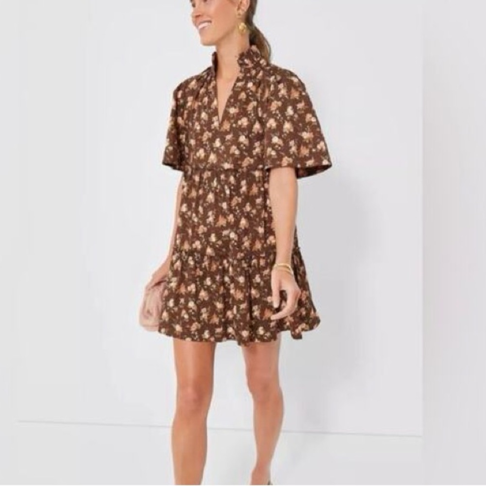 Tuckernuck Rosewood Chintz Crawford Floral Cotton Dress